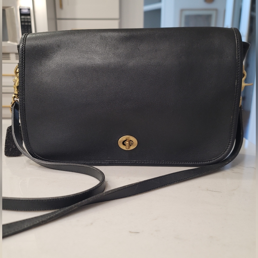 Coach Convertible Crossbody Bag in Black